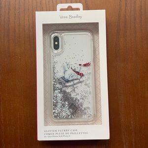 Vera Bradley glitter flurry cell phone case for iPhone XS & X